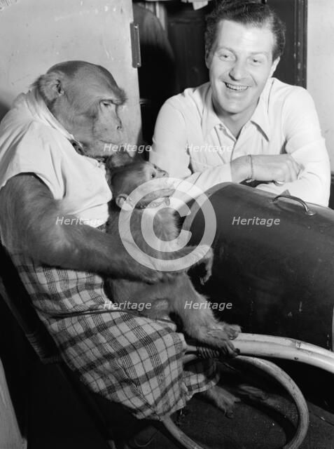 Portrait of Charlie Barnet and Re-Bop, New York, N.Y., ca. Aug. 1946. Creator: William Paul Gottlieb.