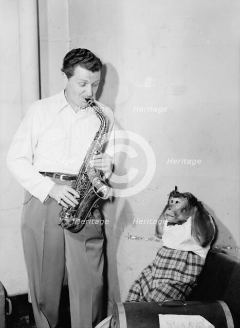 Portrait of Charlie Barnet and Re-Bop, New York, N.Y., ca. Aug. 1946. Creator: William Paul Gottlieb.