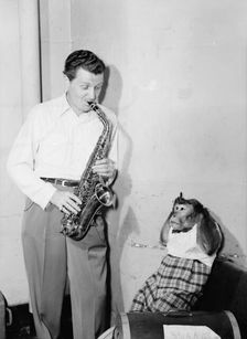 Portrait of Charlie Barnet and Re-Bop, New York, N.Y., ca. Aug. 1946. Creator: William Paul Gottlieb