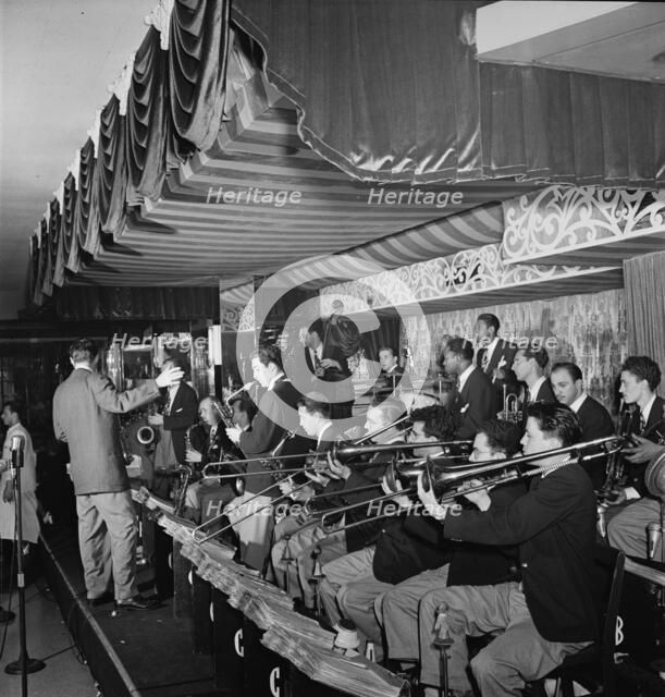 Portrait of Charlie Barnet, WOR broadcast, Aquarium, New York, N.Y., ca. Aug. 1946. Creator: William Paul Gottlieb.