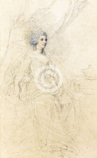 Portrait of Charlotte of Mecklenburg-Strelitz (1744-1818), wife of King George III of England.