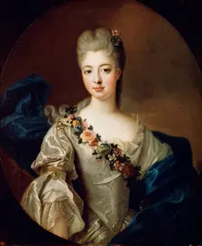 Portrait of Charlotte Aglaé of Orléans, Mademoiselle de Valois 1720s. Artist: Pierre Gobert
