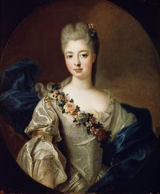 Portrait of Charlotte Aglaé of Orléans, Mademoiselle de Valois 1720s. Artist: Pierre Gobert