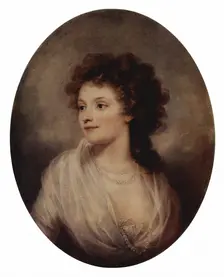 Portrait of Charlotte Bach Mannteufel, 1793. Creator: Jozef Grassi