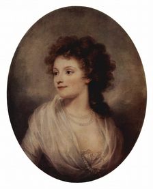 Portrait of Charlotte Bach Mannteufel, 1793. Creator: Jozef Grassi