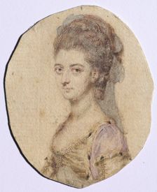 Portrait of Charlotte Bertie, née Warren, 4th Countess of Abingdon, 1778. Creator: John I Smart (British, 1741-1811)