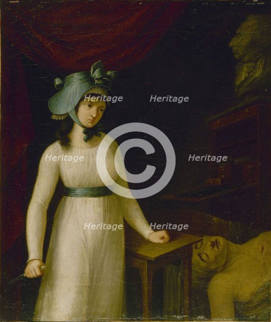 Portrait of Charlotte Corday (1768-1793), Between 1793 and 1798. Creator: Anonymous.