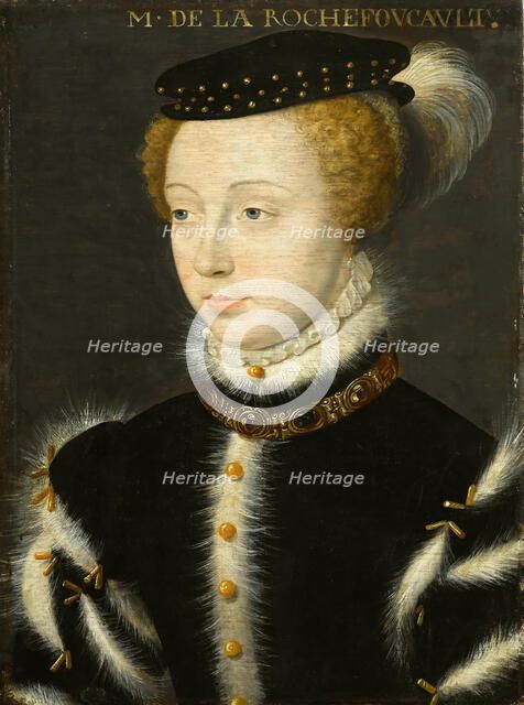 Portrait of Charlotte de Roye, comtesse de la Rochefoucauld (1537-1569), Third quarter of 16th centu Creator: Anonymous.
