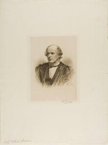 Portrait of Chief Justice Chase, 1890. Creator: Max Rosenthal