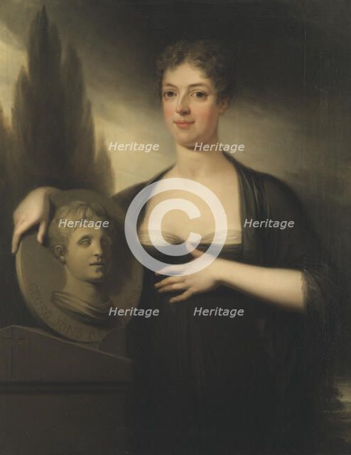 Portrait of Christina Maria von Hermanson (1768-1810), 1810. Creator: Carl Fredrik von Breda.