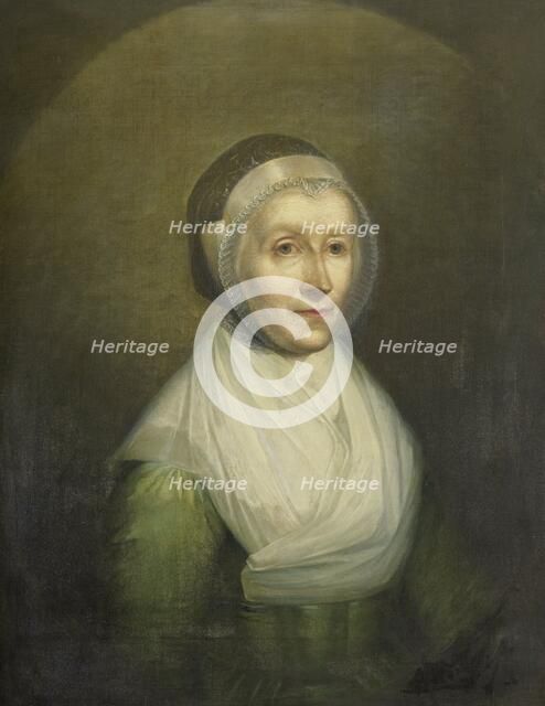 Portrait of Christina Sebilla Charlotte Bakhuizen (1750-1810), 1802. Creator: Benjamin Wolf.