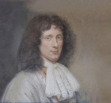 Portrait of Christiaan Huygens (1629-1695), 1686. Creator: Vaillant, Bernard (1632-1698)