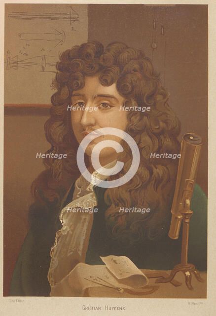 Portrait of Christiaan Huygens (1629-1695), 1879. Creator: Martí Alsina, Ramón (1826-1894).
