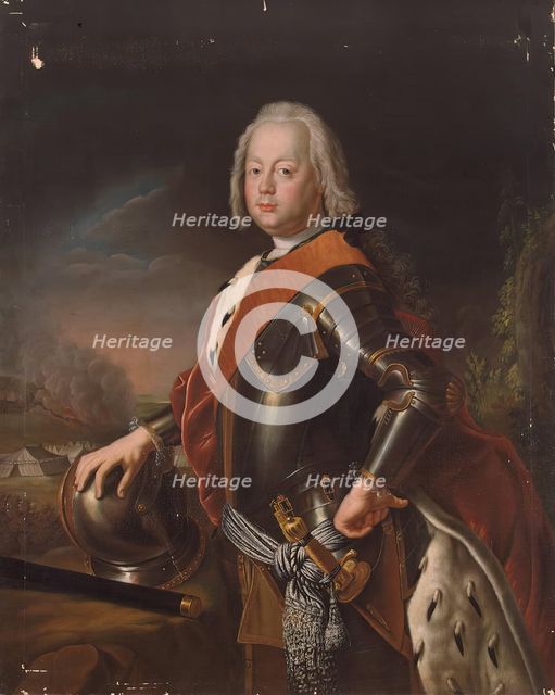Portrait of Christian Augustus of Anhalt-Zerbst, 1725. Creator: Unknown.