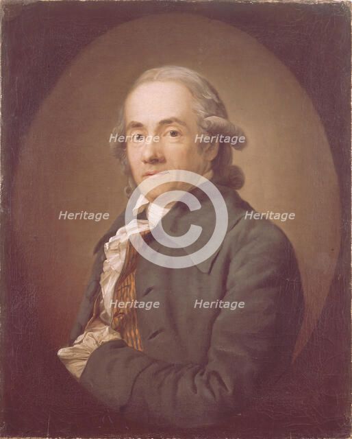 Portrait of Christian Friedrich Voss (1724-1795). Artist: Graff, Anton (1736-1813)