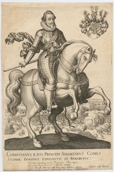 Portrait of Christian I, Prince of Anhalt-Bernburg (1568-1630), 1630