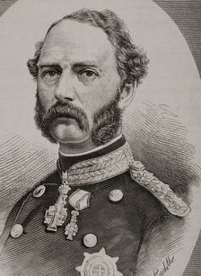 Portrait of Christian IX, (1818-1906), King of Denmark, (1863-1906), 1878. Creator: Félix Badillo