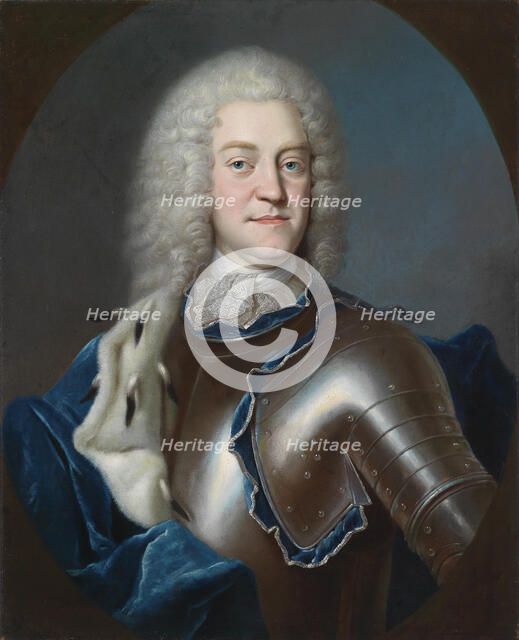 Portrait of Christian Ludwig II, (1683-1756) Duke of Mecklenburg, 1731-1732. Artist: Weissmann, Georg (1706-1760)