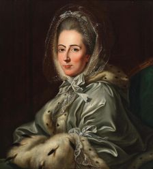 Portrait of Christiane Henriette, Countess Palatine of Zweibrücken-Birkenfeld...(1725-1816). Creator: Tischbein, Johann Heinrich, the Elder (1722-1789)