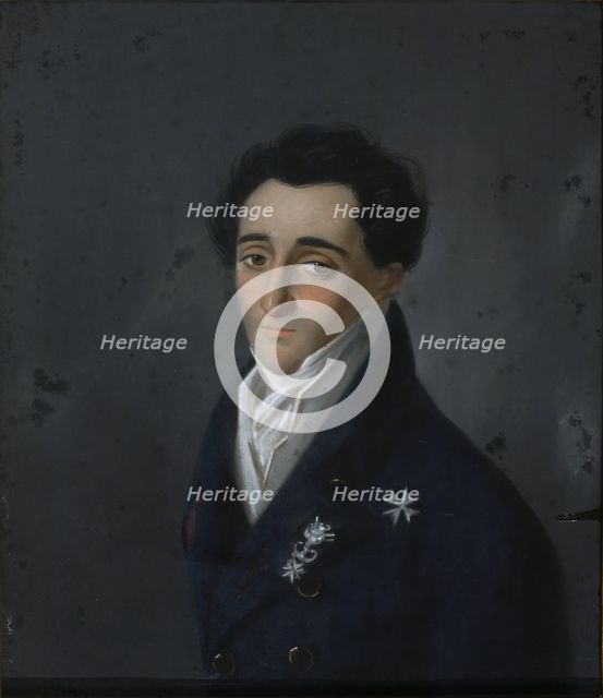 Portrait of Christofor Ekimovich Abamelik-Lazarev (1789-1871), 1820. Artist: Bardou, Karl Wilhelm (1750s-after 1842)