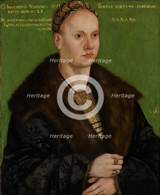 Portrait of Christoph Scheurl (1481-1542), 1509.