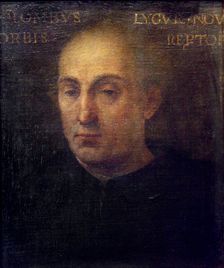 Portrait of Christopher Columbus, 1556. Artist: Dell'Altissimo, Cristofano (1525-1605)