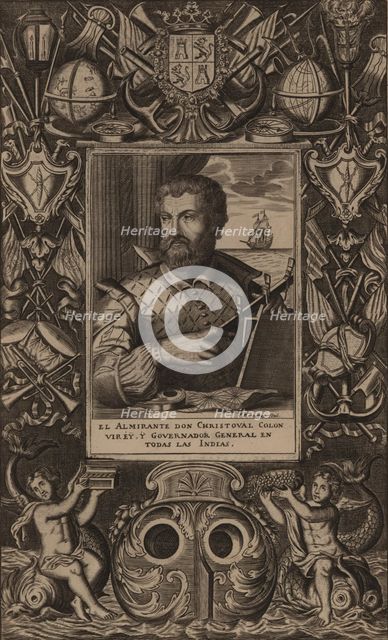 Portrait of Christopher Columbus, 1625. Creator: Anonymous.