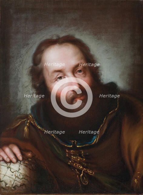 Portrait of Christopher Columbus. Artist: Nogari, Giuseppe (1699-1763)