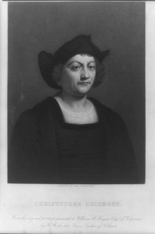 Portrait of Christopher Columbus. Artist: Anonymous