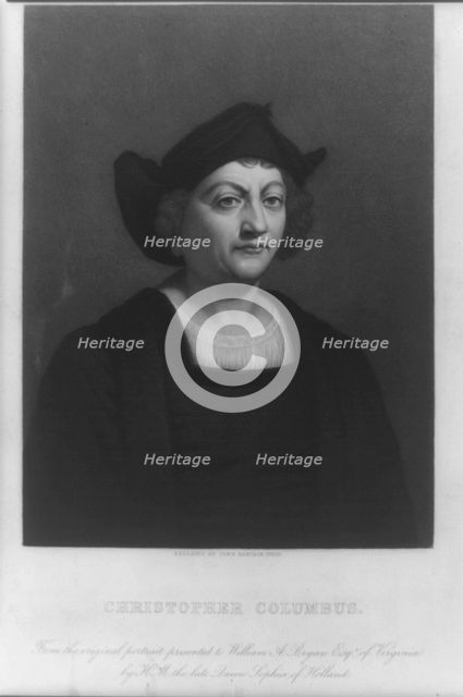 Portrait of Christopher Columbus. Artist: Anonymous  