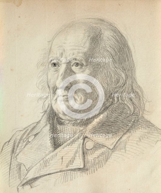 Portrait of Christopher Friedenreich Hage, 1849. Creator: Wilhelm Marstrand.