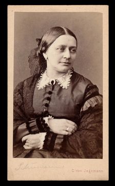 Portrait of Clara Schumann (1819-1896), 1866