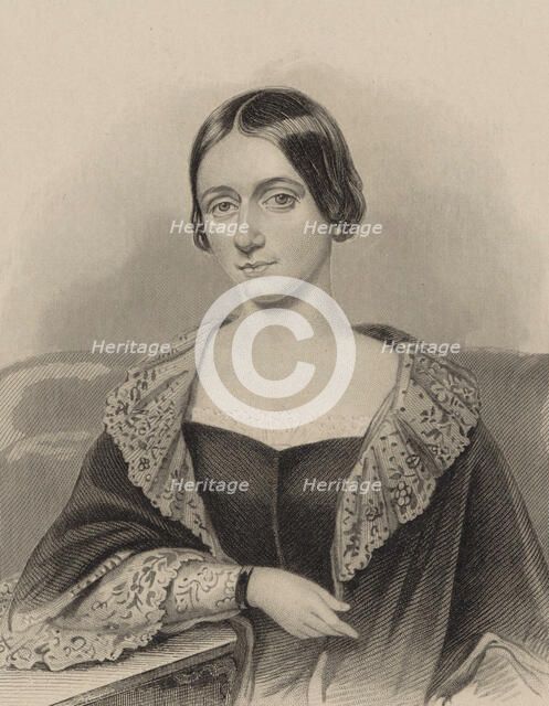 Portrait of Clara Schumann (1819-1896), c. 1850.