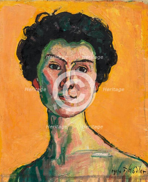 Portrait of Clara Pasche-Battié, 1914. Creator: Hodler, Ferdinand (1853-1918).