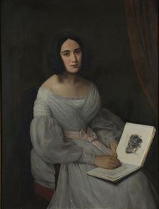 Portrait of Clara Wieck-Schumann (1819-1896)