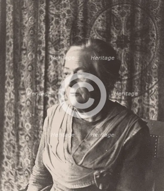 Portrait of Clara Zetkin (1857-1933), 1914. Creator: Anonymous.