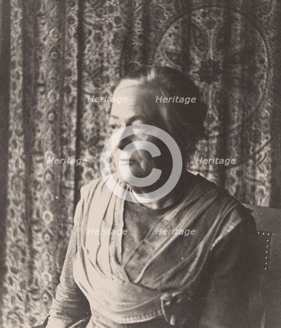 Portrait of Clara Zetkin (1857-1933), 1914. Creator: Anonymous.