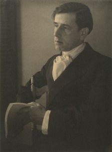 Portrait of Clarence H. White (1871-1925), c. 1898. Creator: Ema Spencer (American, 1857-1941)