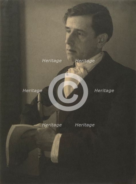 Portrait of Clarence H. White (1871-1925), c. 1898. Creator: Ema Spencer (American, 1857-1941).