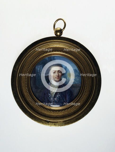 Portrait of Claris de Florian, 1791. Creator: Jean Baptiste Jacques Augustin.