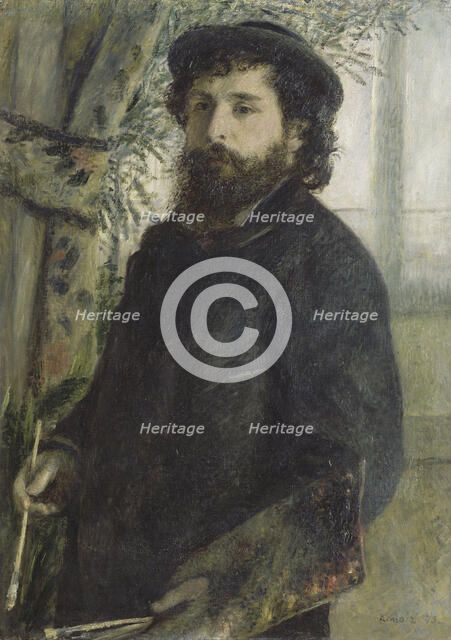 Portrait of Claude Monet, 1875. Artist: Renoir, Pierre Auguste (1841-1919)