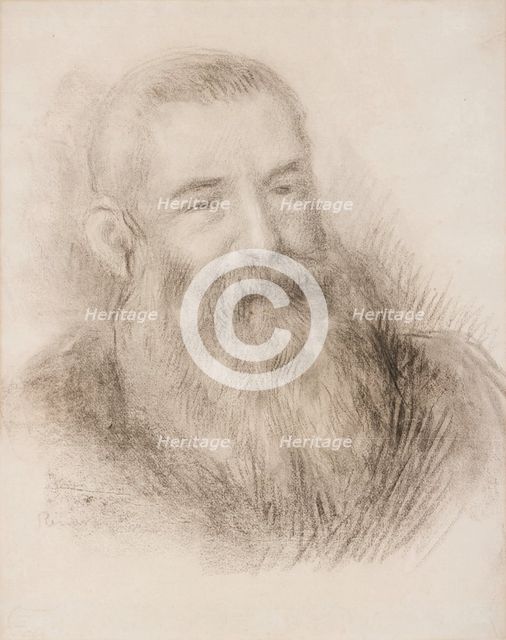 Portrait of Claude Monet, 1906. Creator: Pierre-Auguste Renoir.