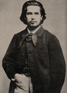 Portrait of Claude Monet, c1865. Creator: Carjat, Étienne (1828-1906)