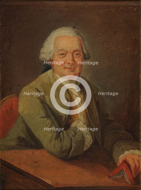 Portrait of Claude Adrien Helvétius (1715-1771), . Creator: Lassalle, Émile (1813-1871).