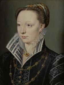 Portrait of Claude Catherine de Clermont-Tonnerre, Duchess of Retz (1543-1603), c1571. Creator: Unknown