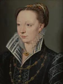Portrait of Claude Catherine de Clermont-Tonnerre, Duchess of Retz (1543-1603), c1571. Creator: Unknown
