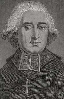 Portrait of Claude Fauchet (1744-1793), French revolutionary priest. 1876. Creator: Pannemaker