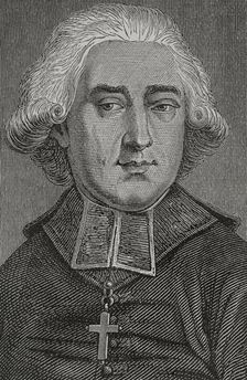 Portrait of Claude Fauchet (1744-1793), French revolutionary priest. 1876. Creator: Pannemaker