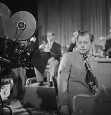 Portrait of Claude Thornhill, Sandy Siegelstien, Willie...Columbia Pict...Beautiful Doll, NY, 1947. Creator: William Paul Gottlieb
