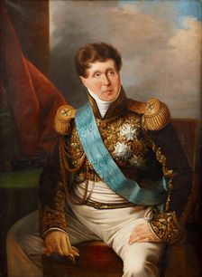 Portrait of Claude-Victor Perrin, Duke of Belluno (1764-1841), Marshal of the Empire. Creator: Anonymous